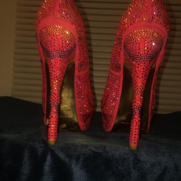 Pink glitter heels by Shi very sexy - Picture 4 of 4